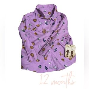 Wrangler Button Up - 12 months